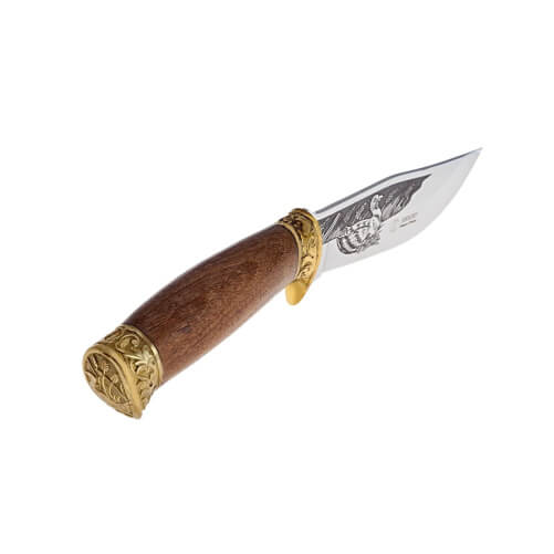 Изображение «Нож Дрофа с латунью»