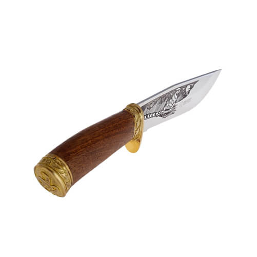 Изображение «Нож Фазан с латунью»