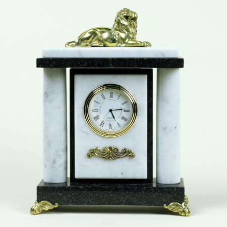 Изображение «Каминные часы Лева мрамор»