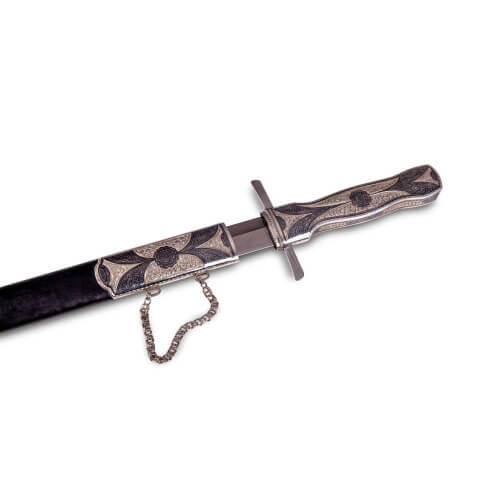 Изображение Авторский меч с серебром Гоцатль