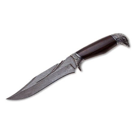 Изображение «Нож Сокол дамасская сталь»