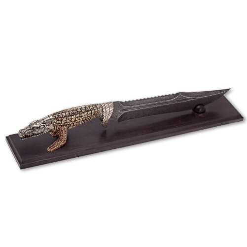 Изображение Авторский нож "Крокодил" рукоять кость