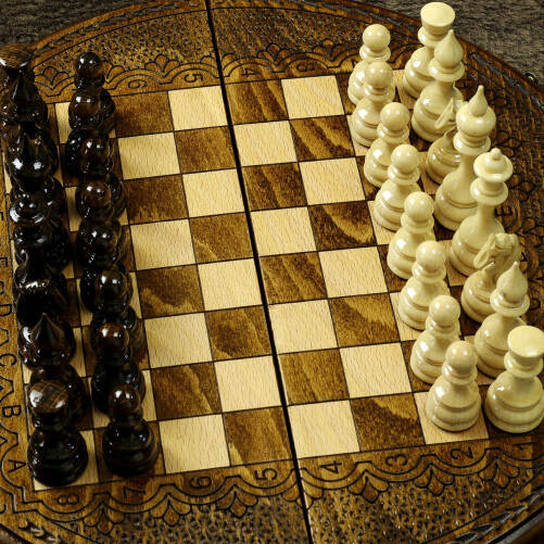 Изображение «Шахматы Круг 30 см.»