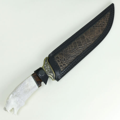 Изображение «Авторский нож Хищник с рукоятью из рога»