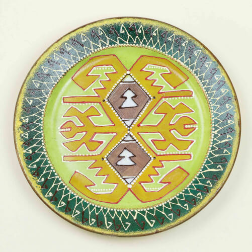 Изображение Тарелка настенная Кайтагская вышивка малая 2