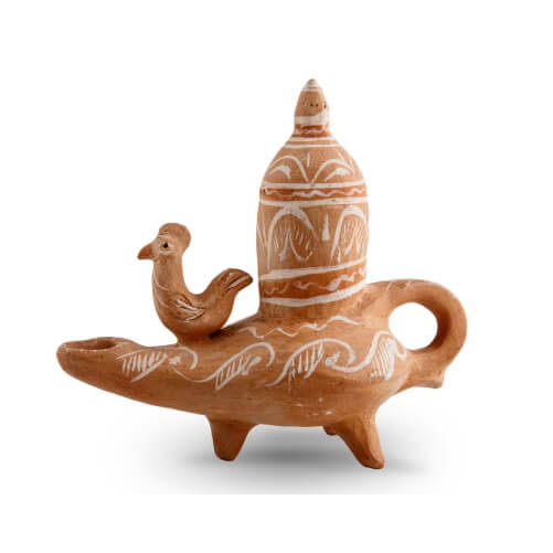Изображение «Глиняная лампа Балхар декоративная»