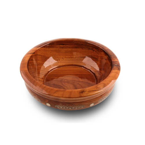 Изображение Деревянная тарелка для сухофруктов