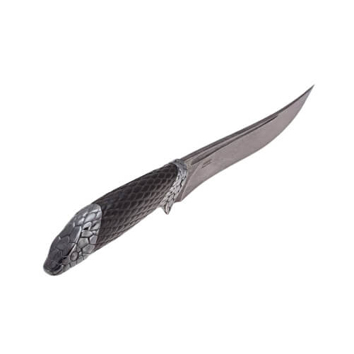 Изображение «Нож Змея дамасская сталь»