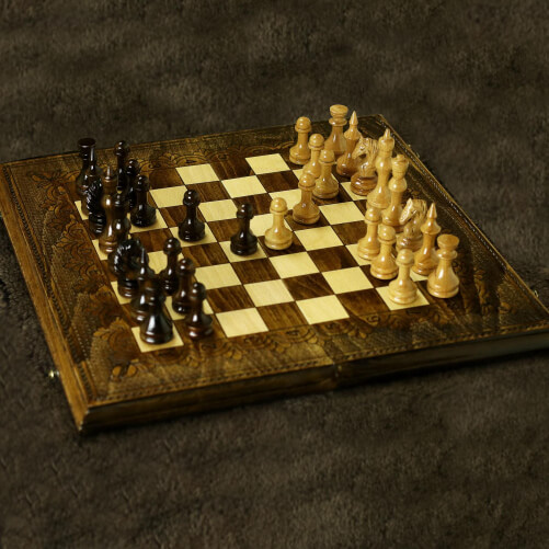 Изображение «Шахматы Гранат 50 см.»